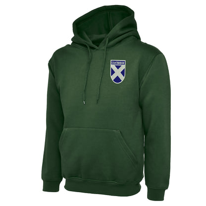 Coatbridge Flag of Scotland Shield Hoodie