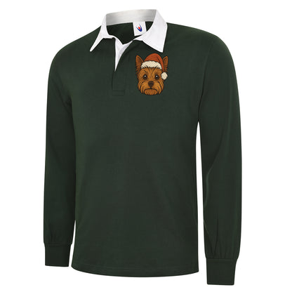 Yorkshire Terrier Christmas Football Top