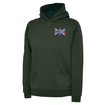 COYS Union Jack Embroidered Children's Hoodie