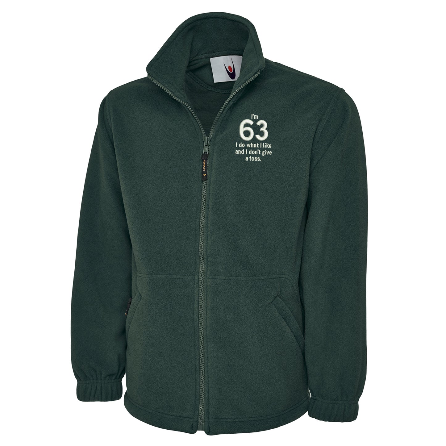 63rd Birthday Fleece Jacket