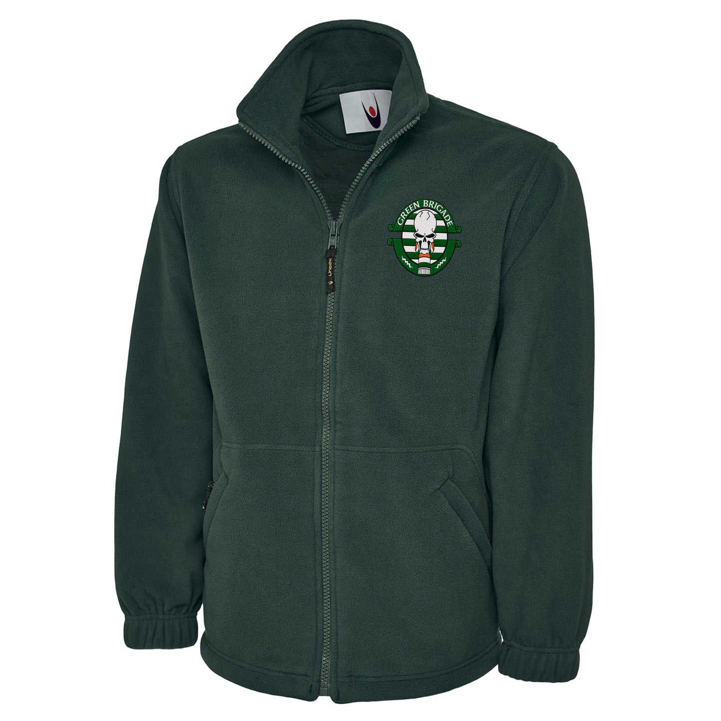 Green Brigade Celtic Football Fleece Jacket 