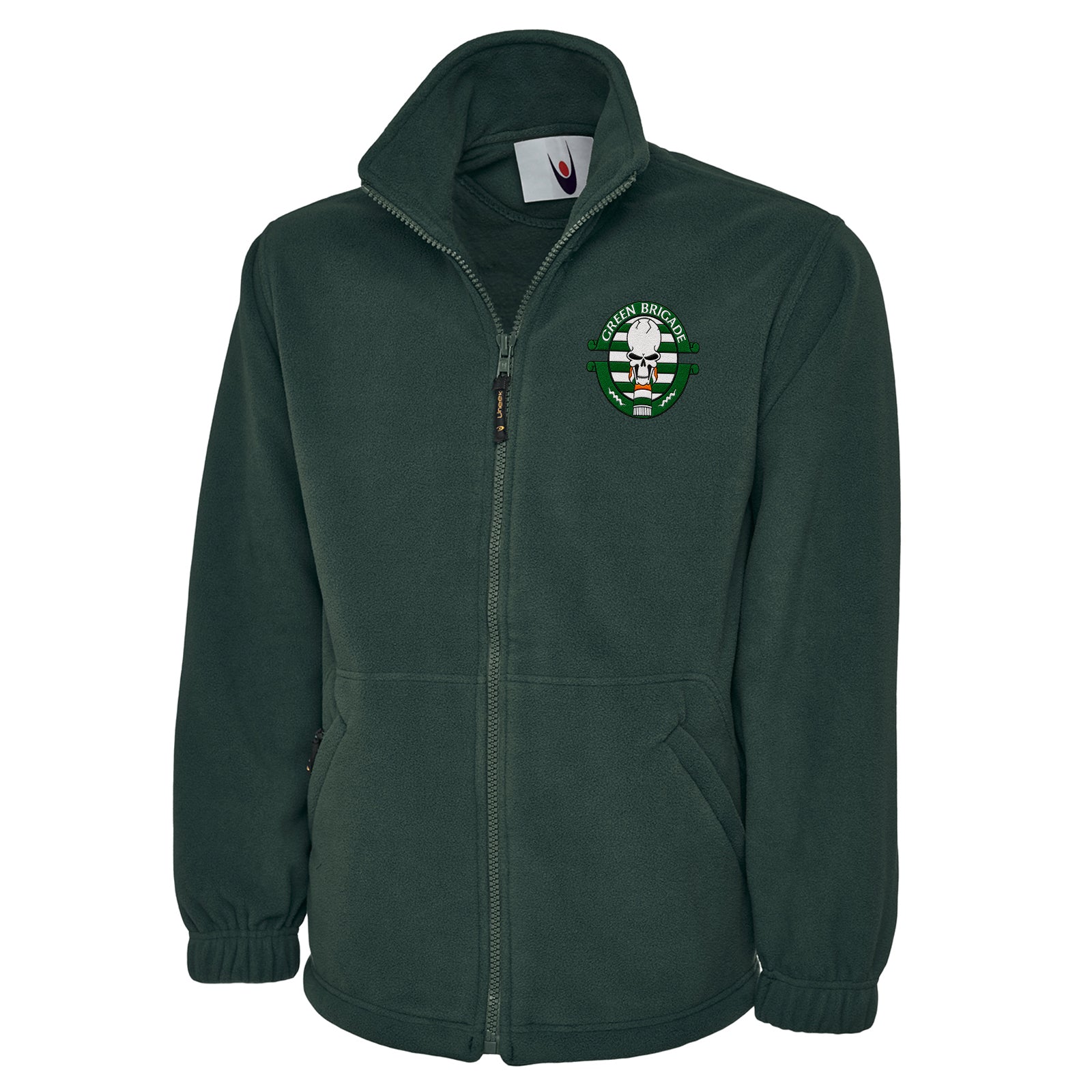 Green Brigade Celtic Football Fleece Jacket 