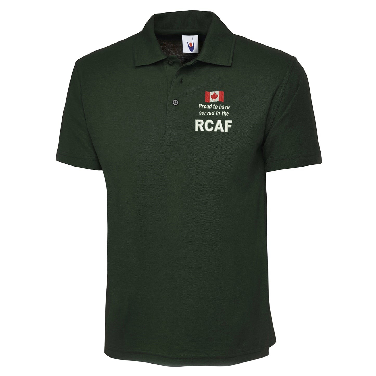 Proud to Have Served in The RCAF Embroidered Classic Polo Shirt