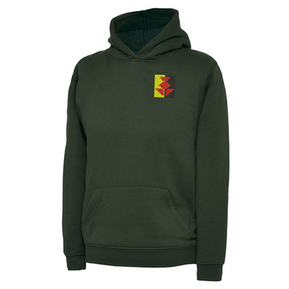 Retro Partick 1990 Embroidered Children's Hoodie