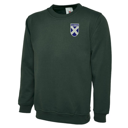Coatbridge Flag of Scotland Shield Classic Sweatshirt