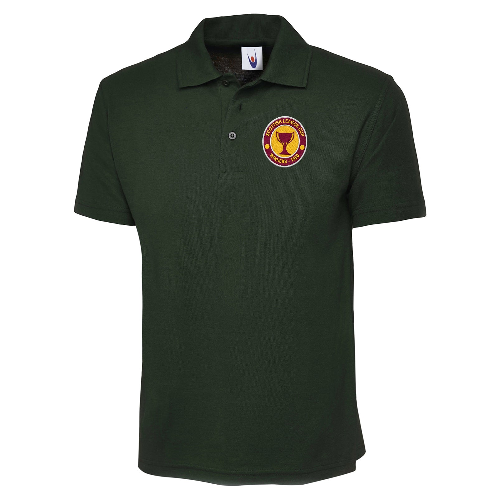 Retro Motherwell Scottish League Cup Winners 1950 Polo Shirt
