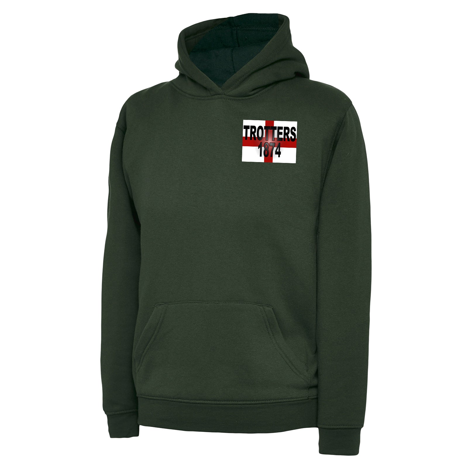 Trotters 1874 England Flag Hoodie