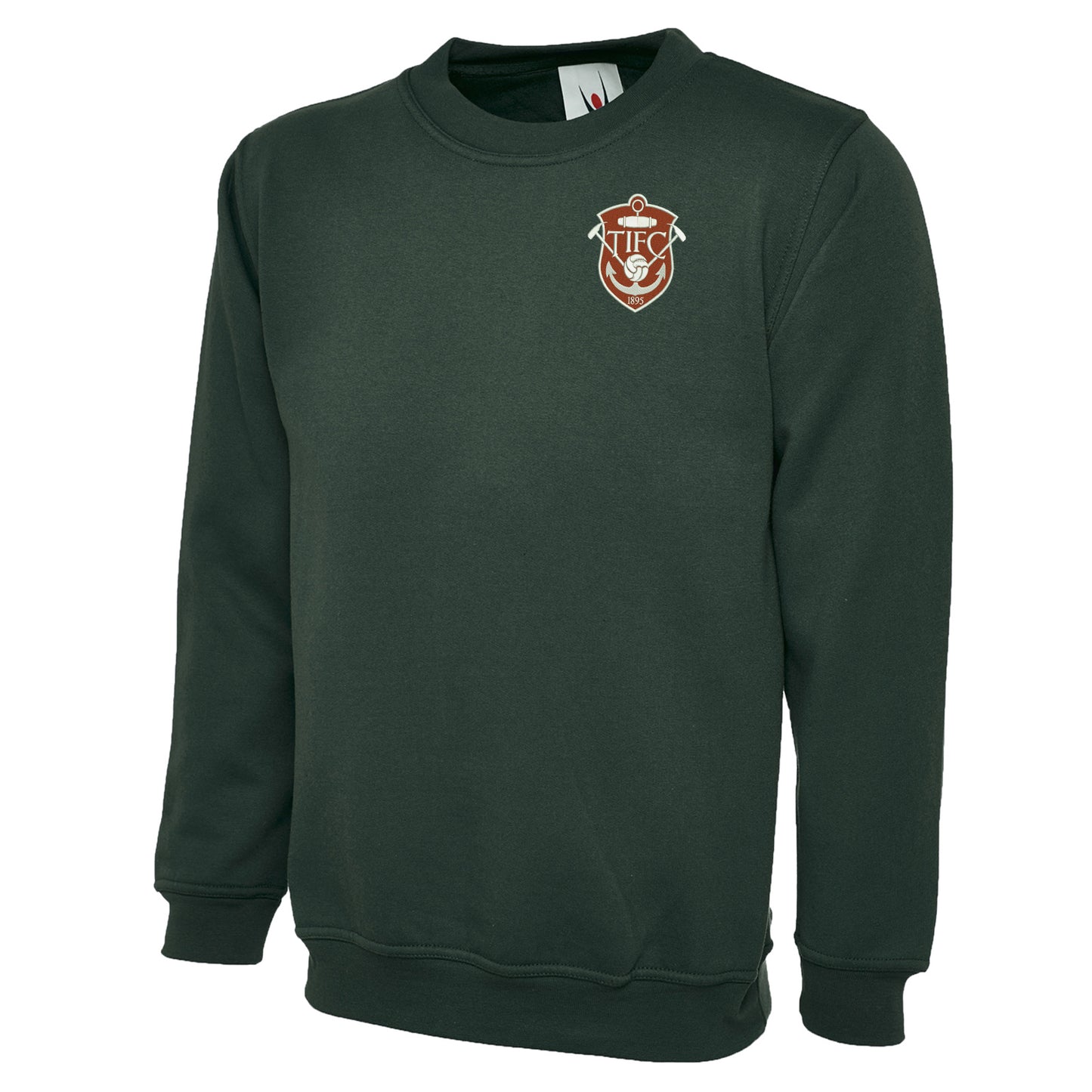 Retro Thames Ironworks FC Embroidered Classic Sweatshirt