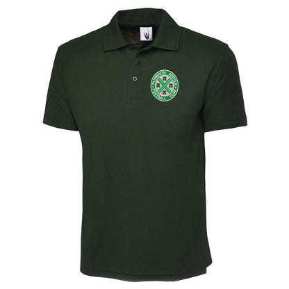Retro Plymouth 1911 Embroidered Classic Polo Shirt