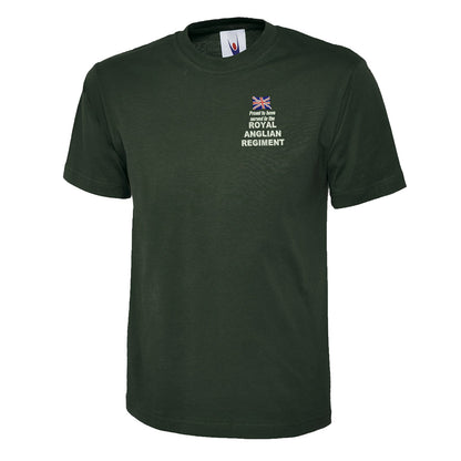 Proud to Have Served in The Royal Anglian Regiment Embroidered Children's T-Shirt