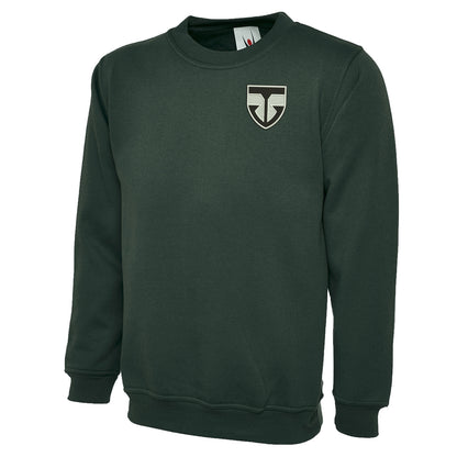 Retro Ayr United Embroidered Classic Sweatshirt