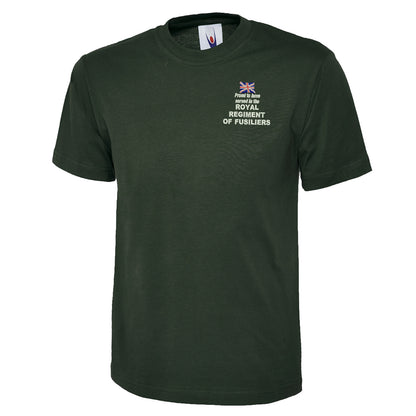 Proud to Have Served in The Royal Regiment of Fusiliers Embroidered Classic T-Shirt