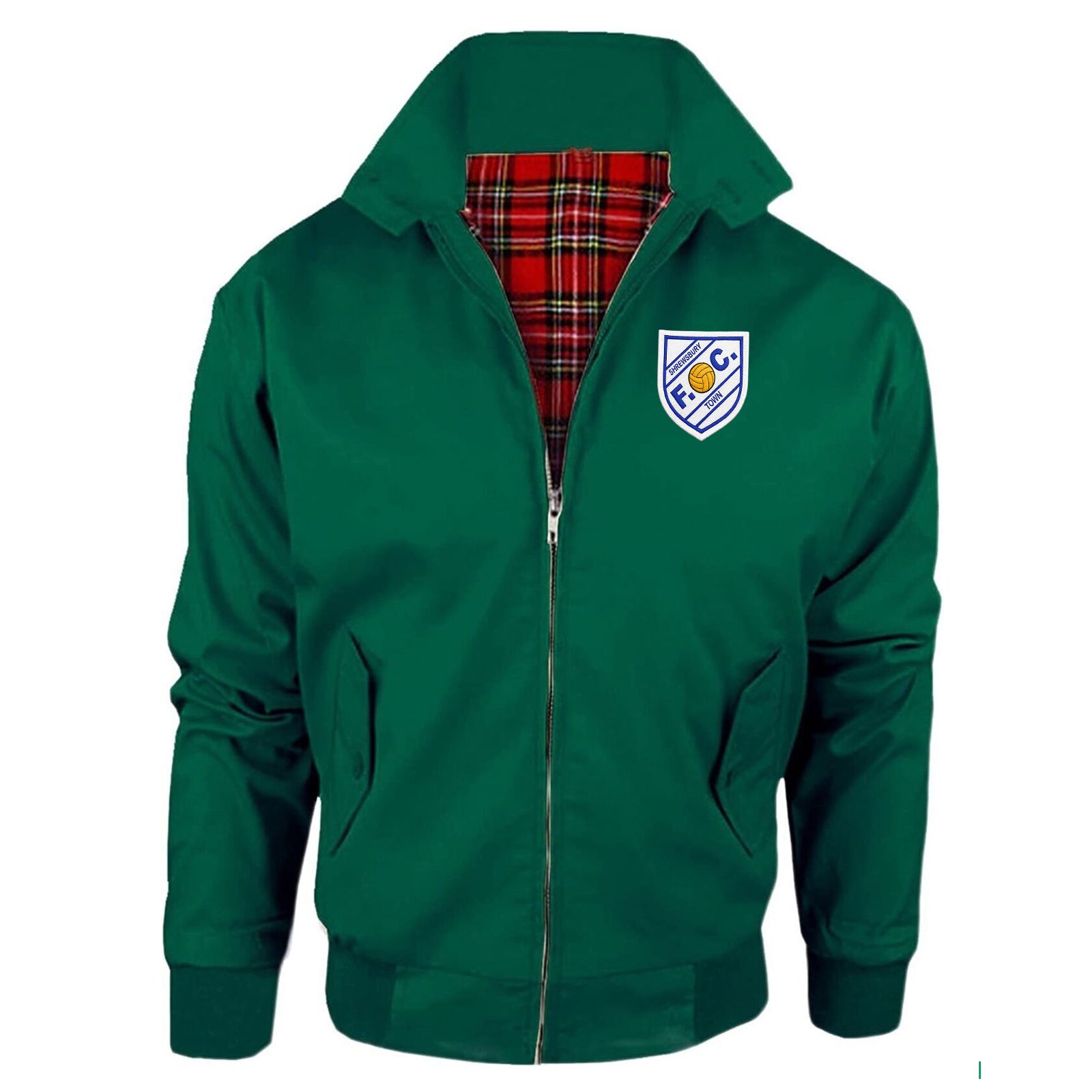 Old School Shrewsbury Town Football Jacket Mens