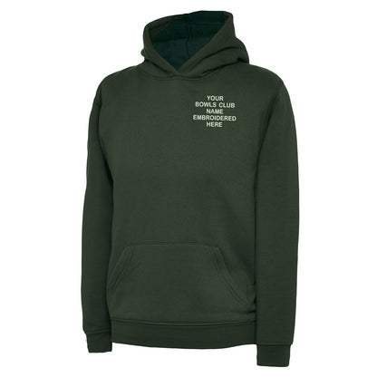 Personalised Bowls Club Embroidered Children's Hoodie