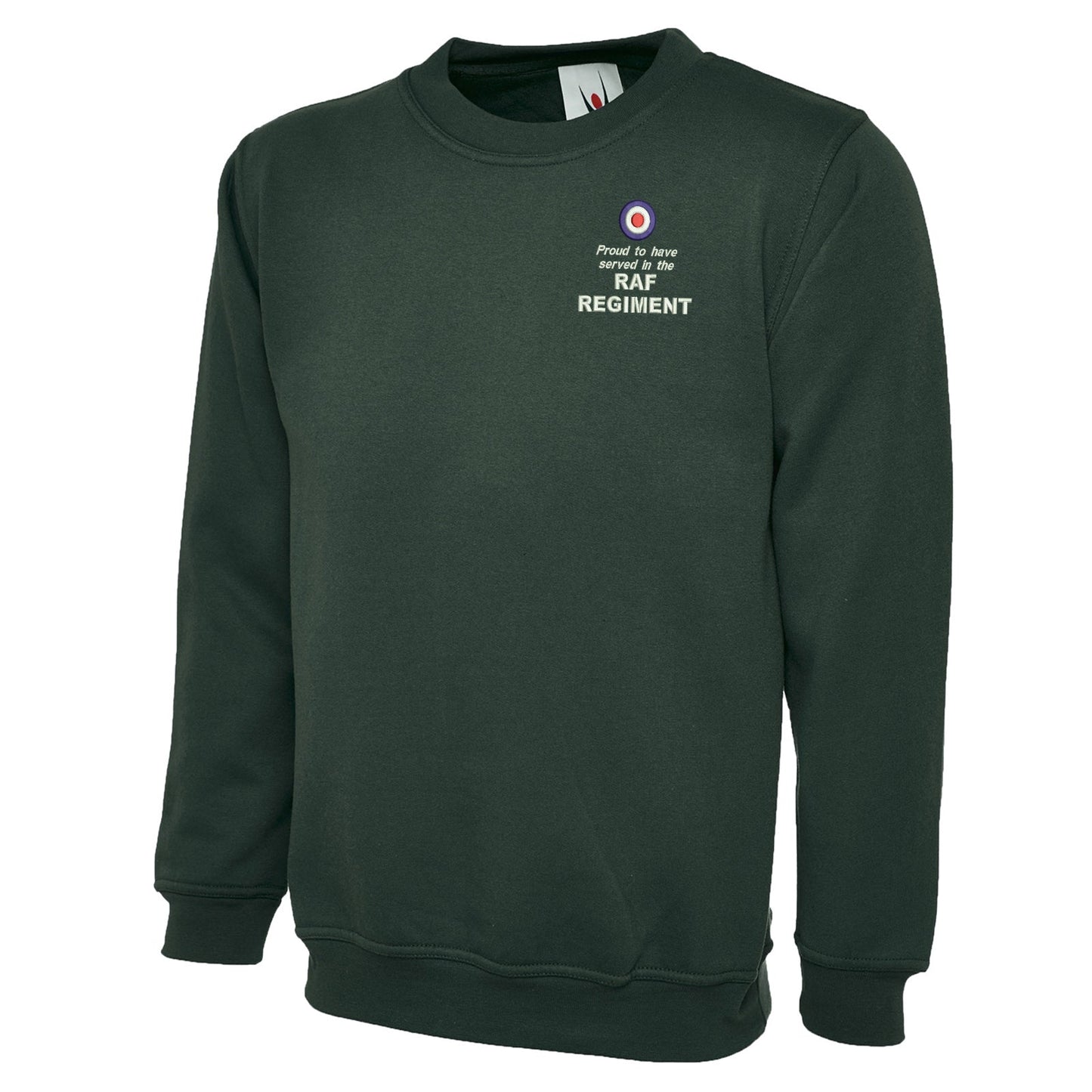 Proud to Have Served in The RAF Regiment Embroidered Classic Sweatshirt