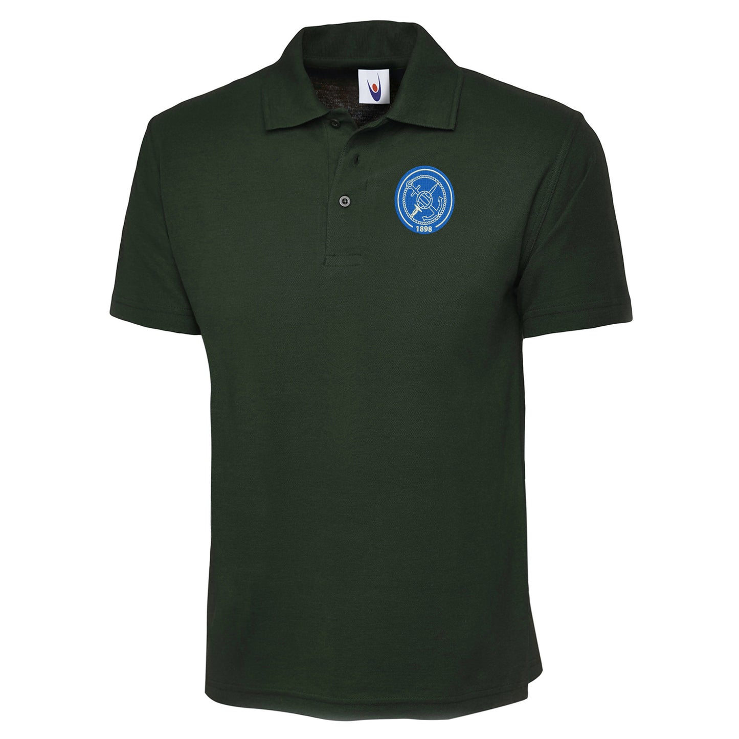Retro Portsmouth Football Polo Shirt