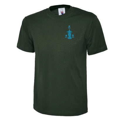 Retro West Ham Three Time Cup Winners Embroidered Children's T-Shirt