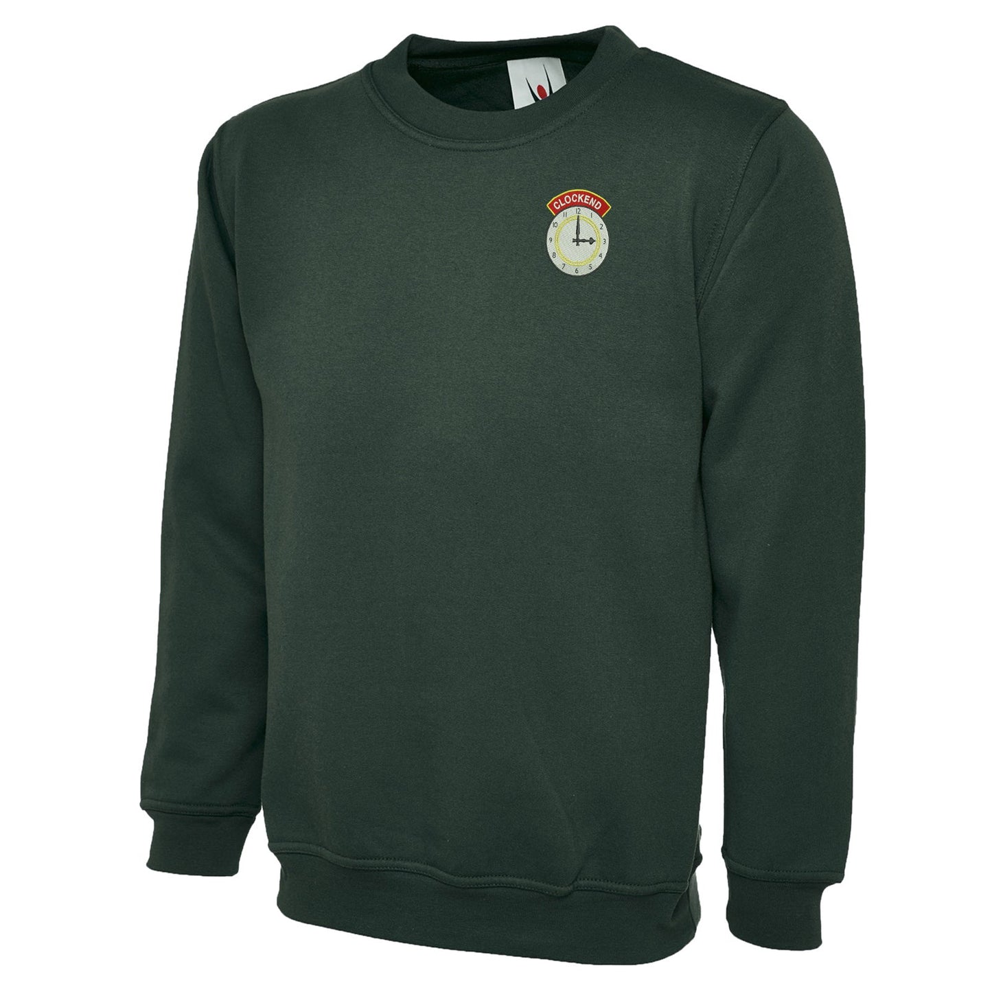 Clockend Embroidered Classic Sweatshirt