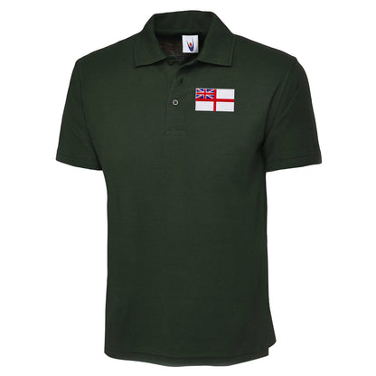 Royal Navy White Ensign Flag Polo Shirt