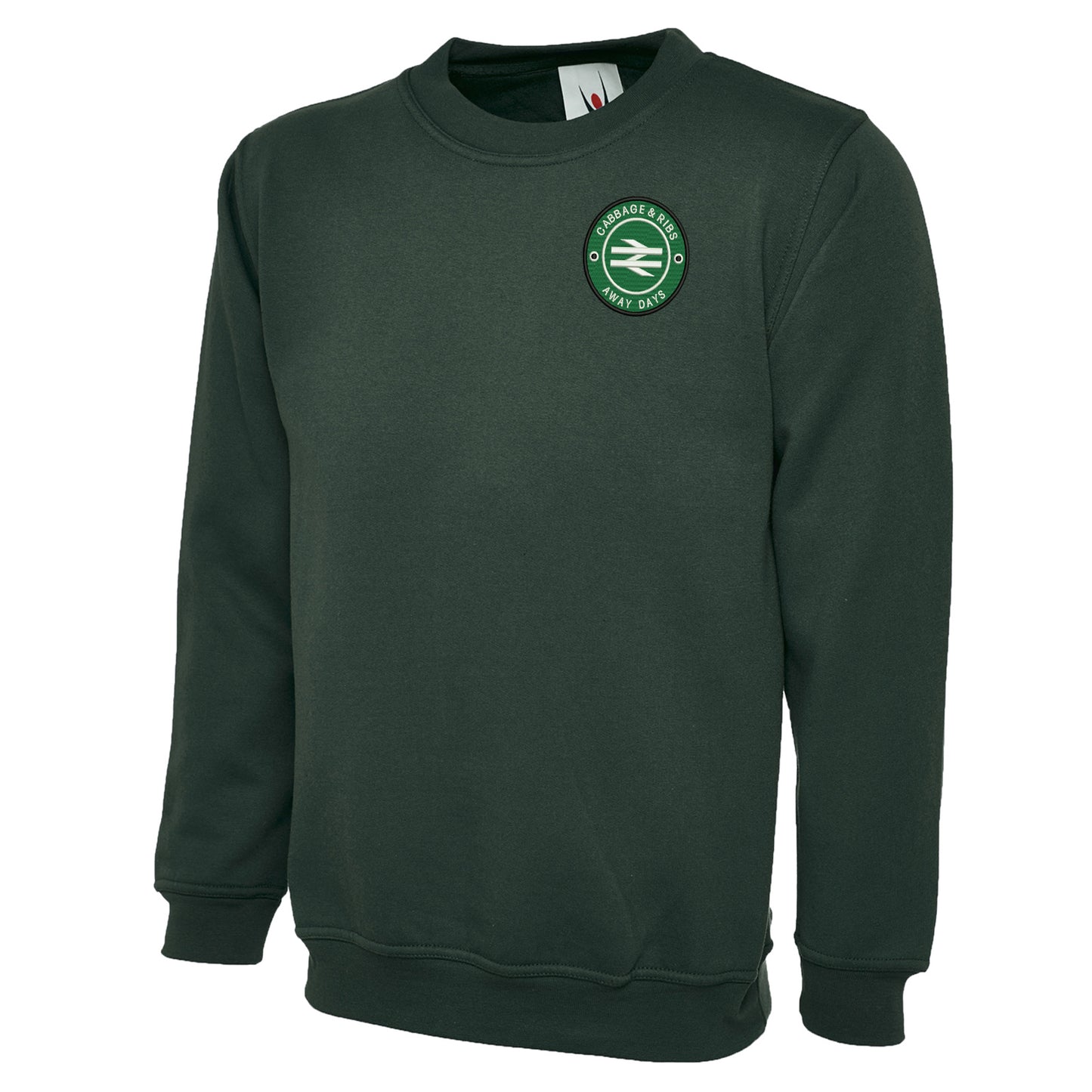 Cabbage & Ribs Away Days Embroidered Classic Sweatshirt