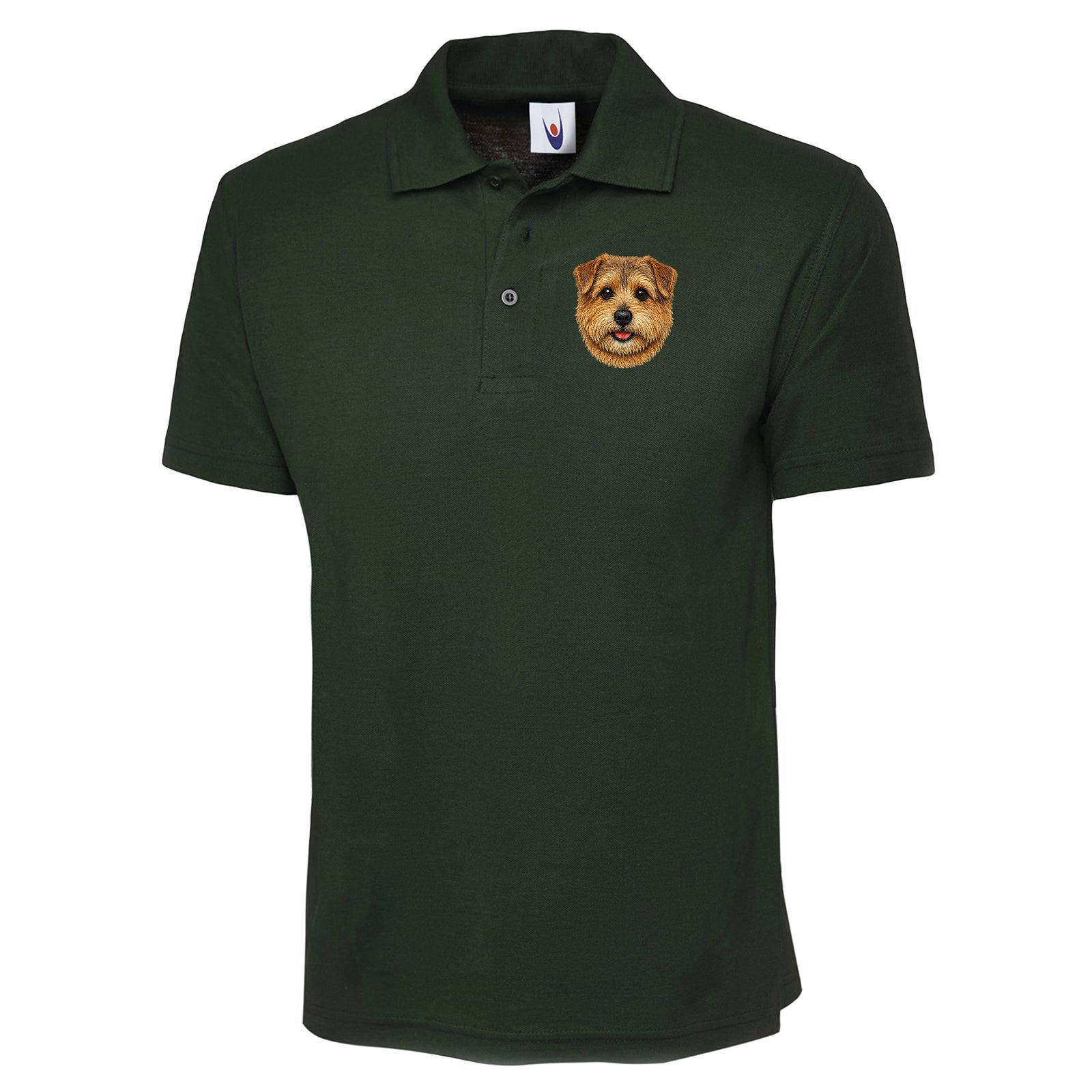Norfolk Terrier Dog Face Classic Polo Shirt 