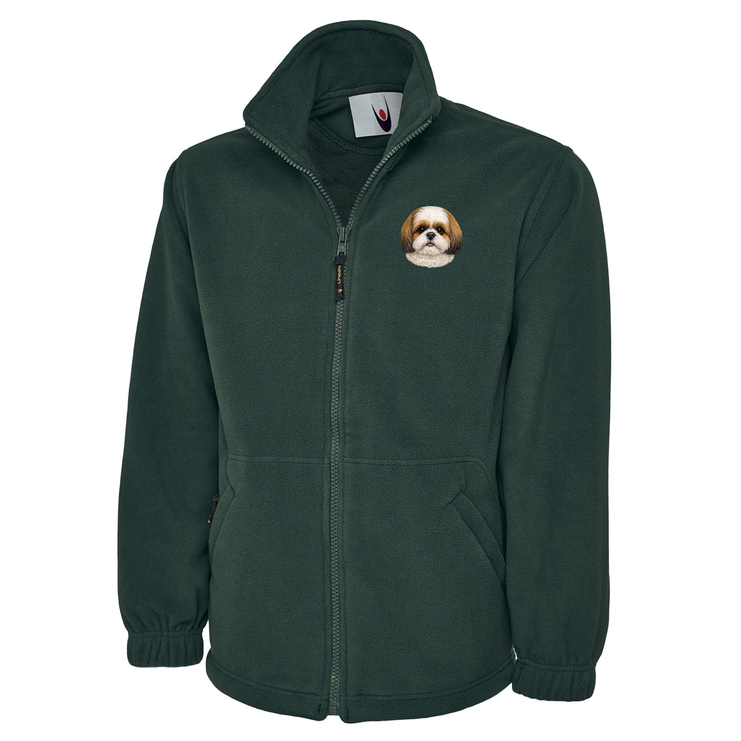 Shih Tzu Dog Face Fleece Jacket 