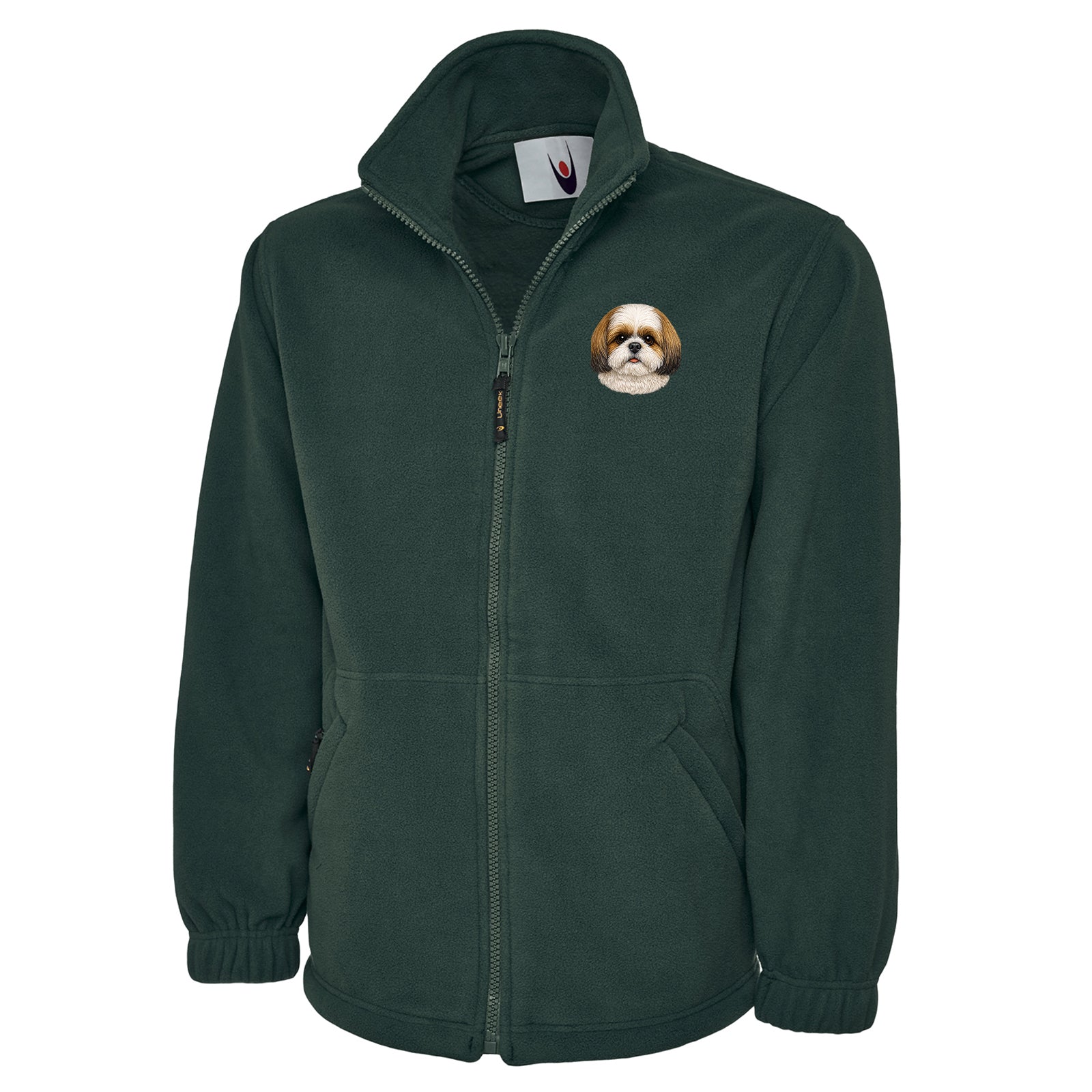 Shih Tzu Dog Face Fleece Jacket 