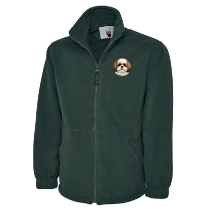 Shih Tzu Dog Face Fleece Jacket 