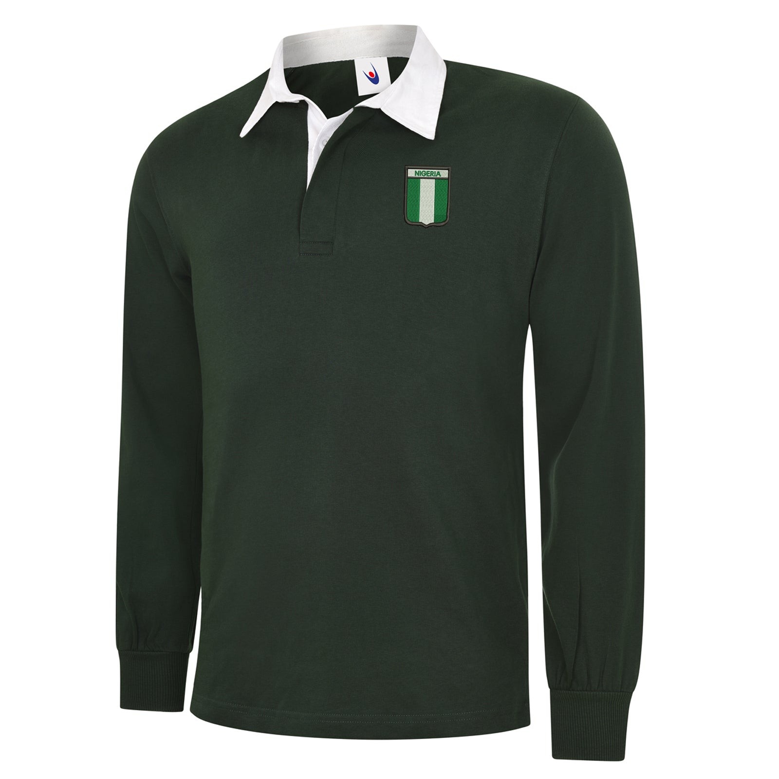 Flag of Nigeria Shield Rugby Shirt