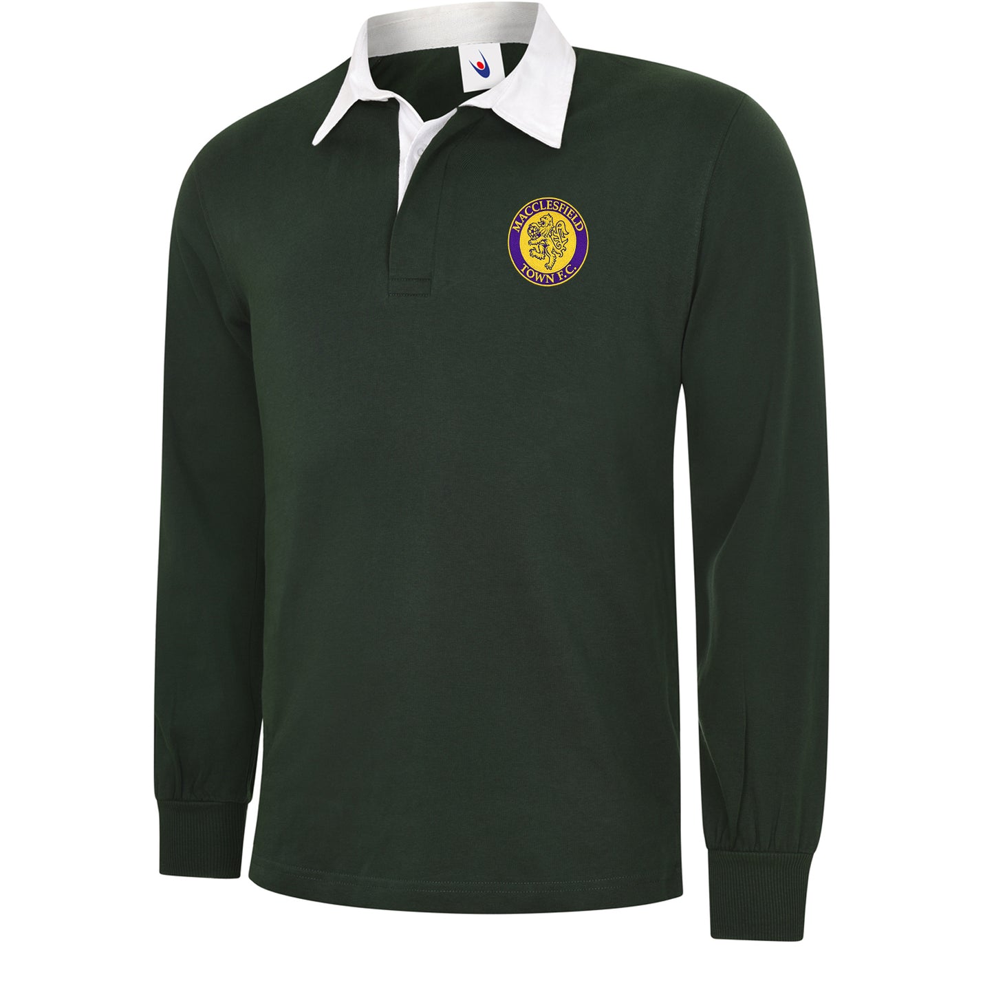 Retro Macclesfield Town Embroidered Classic Rugby Shirt