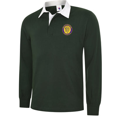 Retro Macclesfield Town Embroidered Classic Rugby Shirt