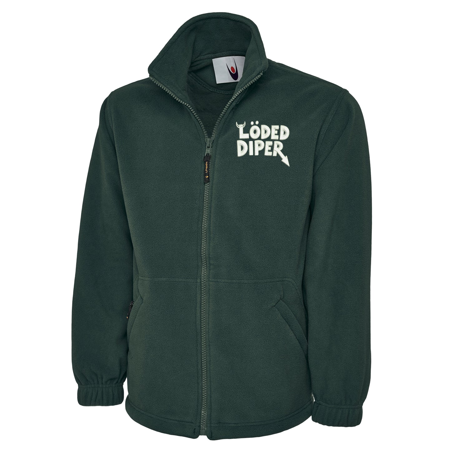 Loded Diper Rock Band Fleece Jacket