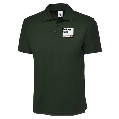 Retro Fellows Park Walsall Football Polo Shirt 