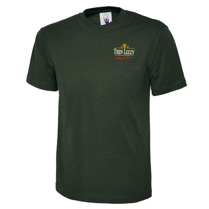 Thin Lizzy Whiskey in the Jar  Embroidered Classic T-Shirt