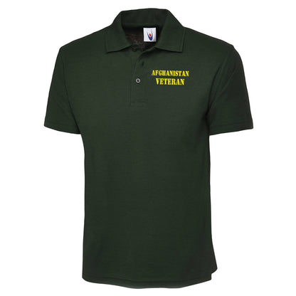 Afghanistan Veteran Polo Shirt