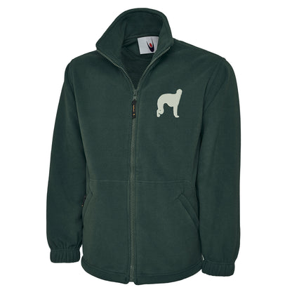 Borzoi Embroidered Premium Fleece Jacket