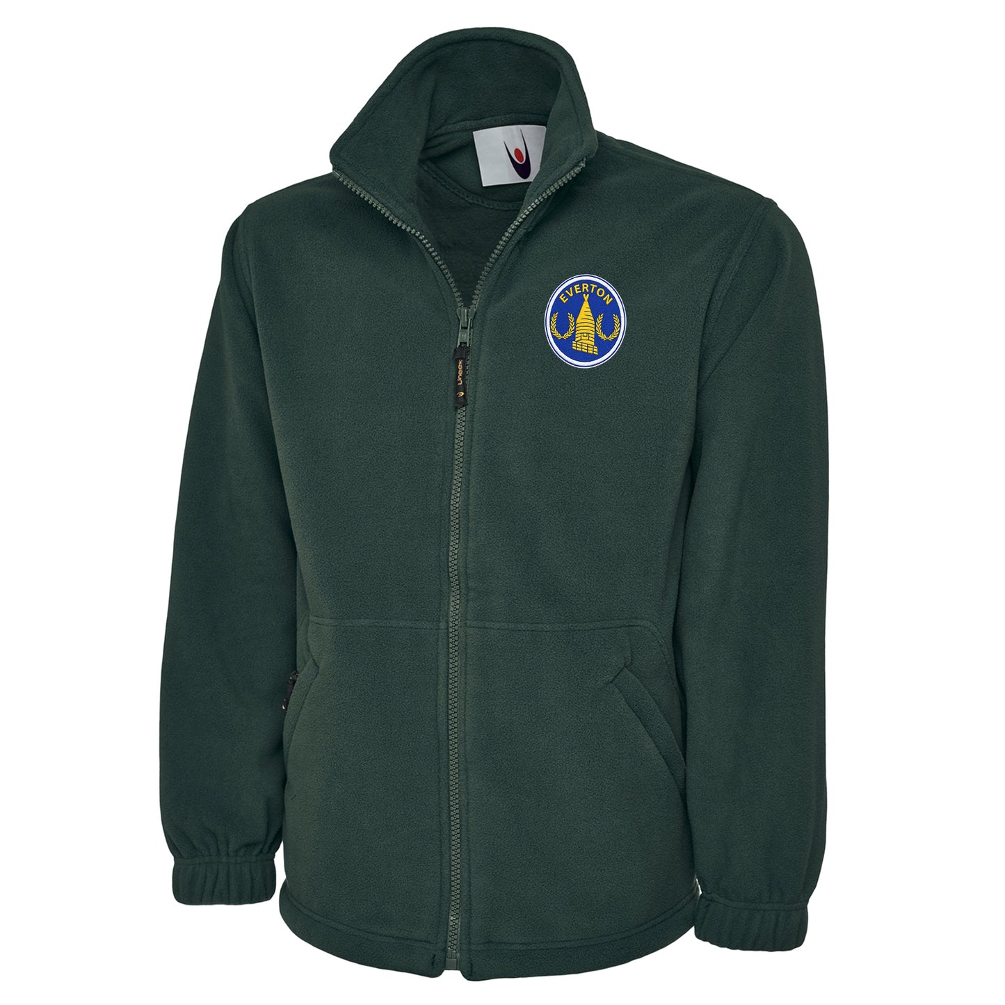 Retro Everton 1983 Embroidered Premium Fleece Jacket