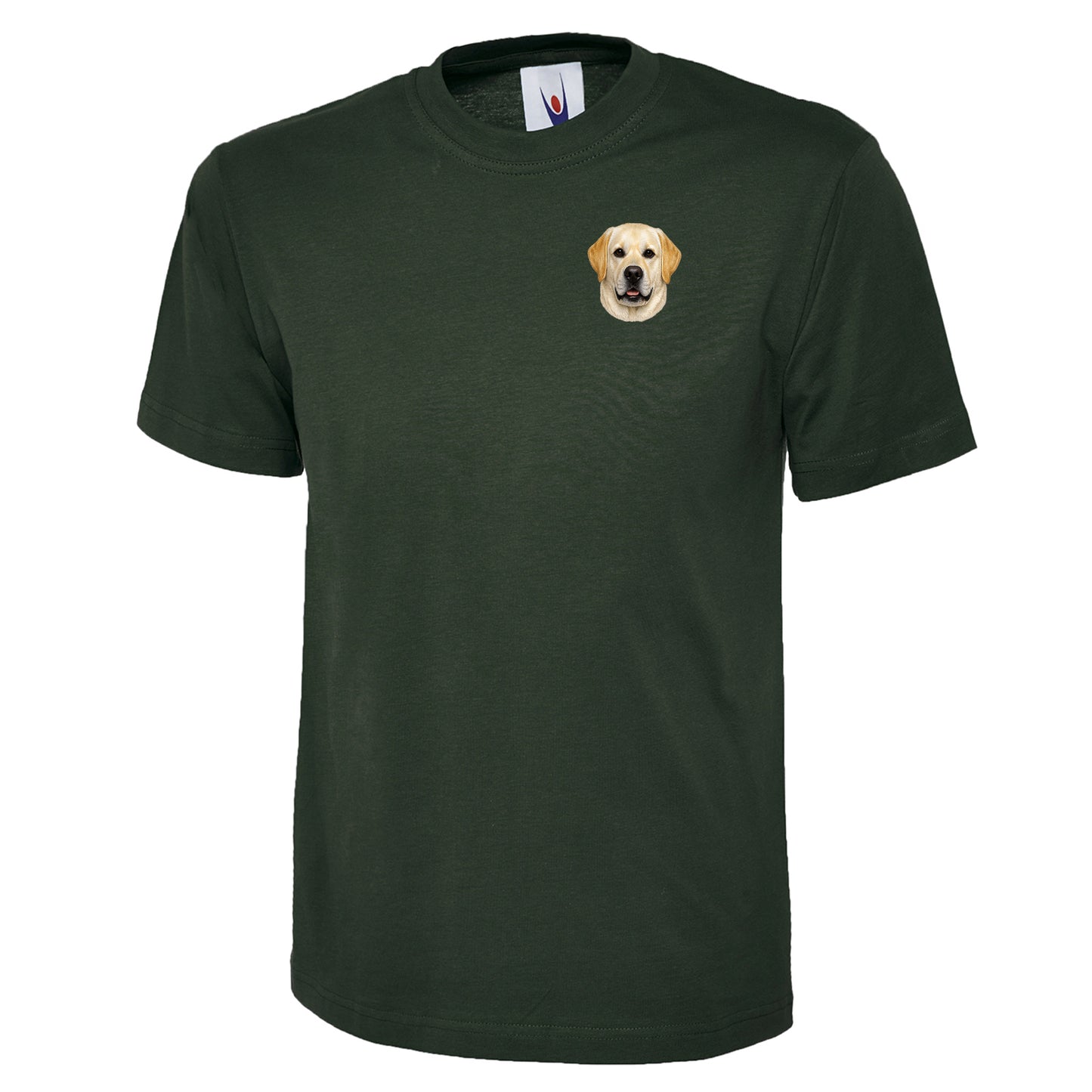 Yellow Labrador Dog Face T-Shirt