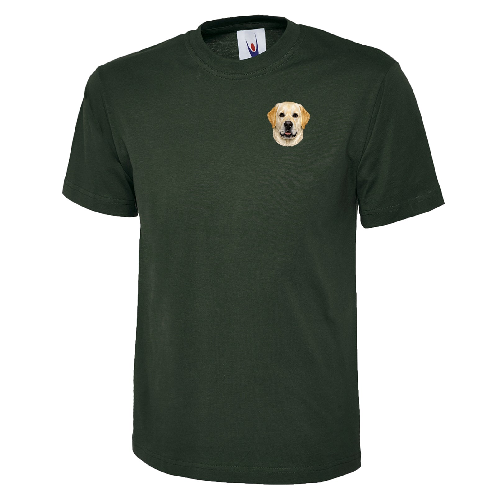 Yellow Labrador Dog Face T-Shirt