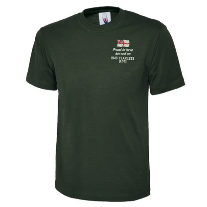 Proud to Have Served on HMS Fearless (L10) Classic T-Shirt