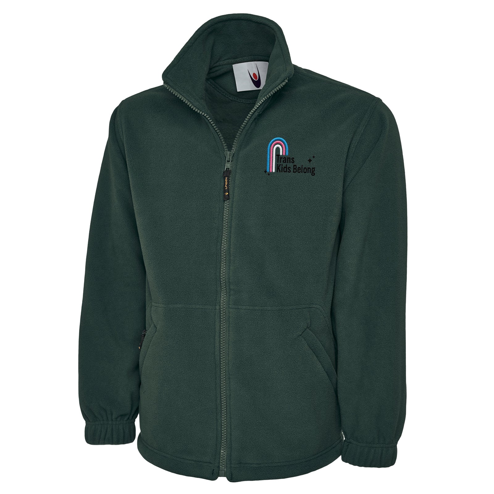 Trans Kids Belong Fleece Jacket