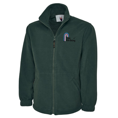 Trans Kids Belong Fleece Jacket