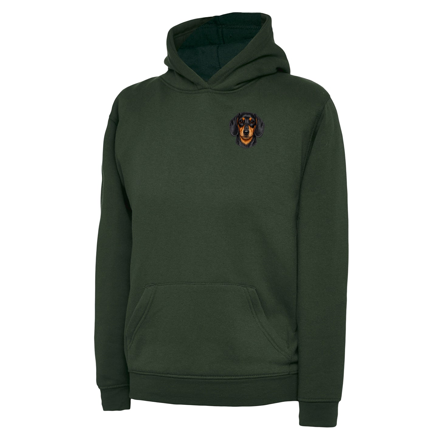 Children's Dachshund Dog Face Hoodie