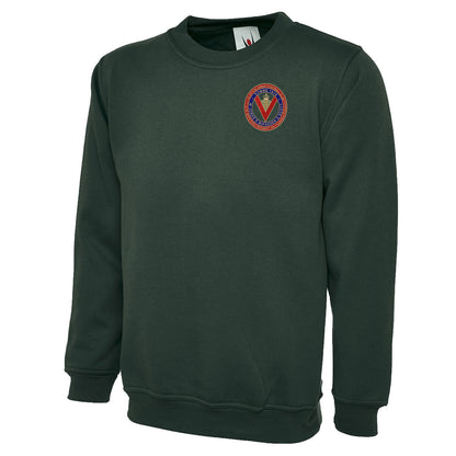 Retro Clapton Orient Somme Memorial Embroidered Classic Sweatshirt