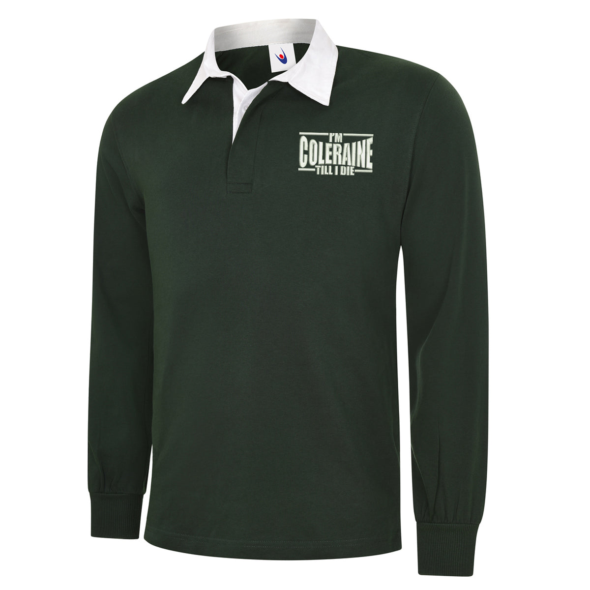 I am Coleraine Embroidered Classic Rugby Shirt