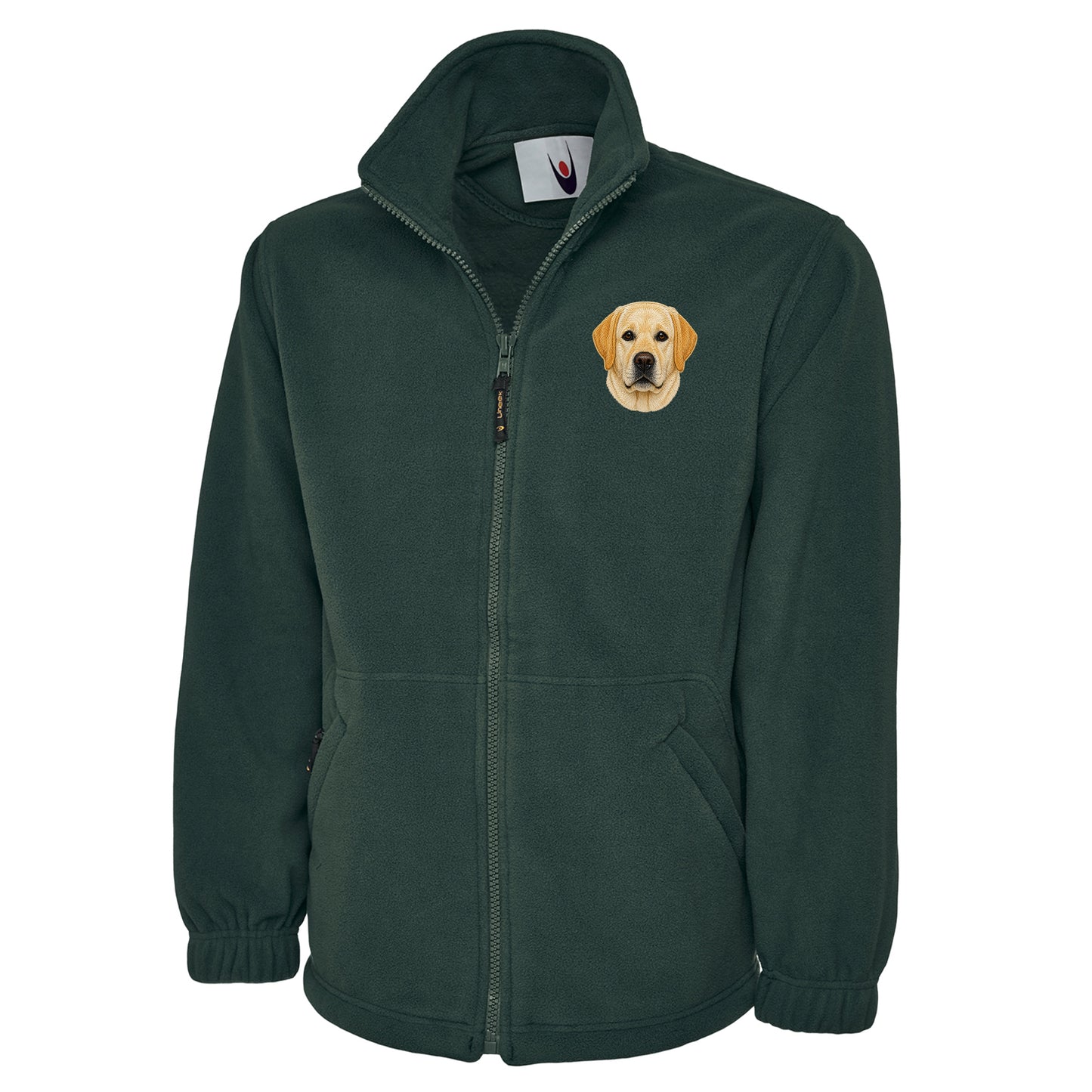 Labrador Dog Face Fleece Jacket 