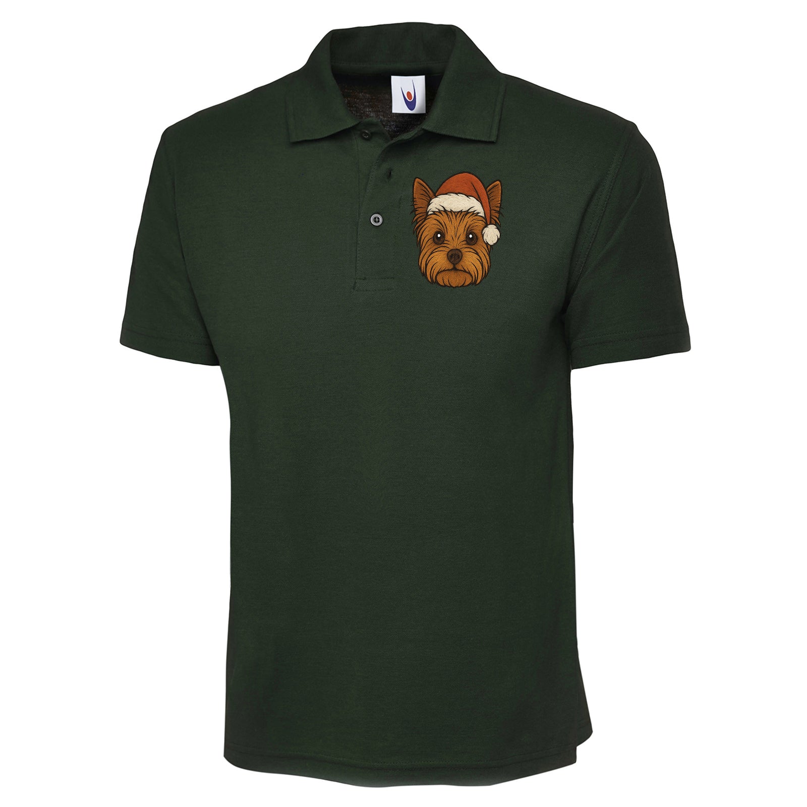 Yorkshire Terrier Christmas Polo Shirt