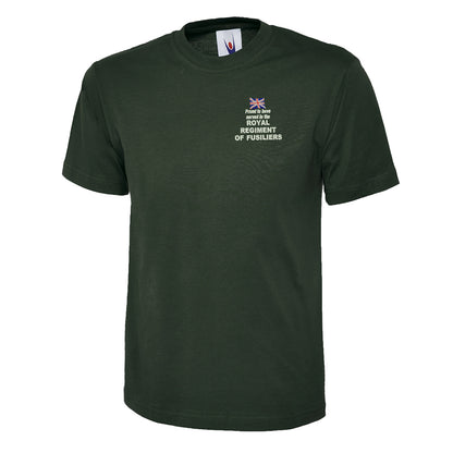 Proud to Have Served in The Royal Regiment of Fusiliers Embroidered Children's T-Shirt