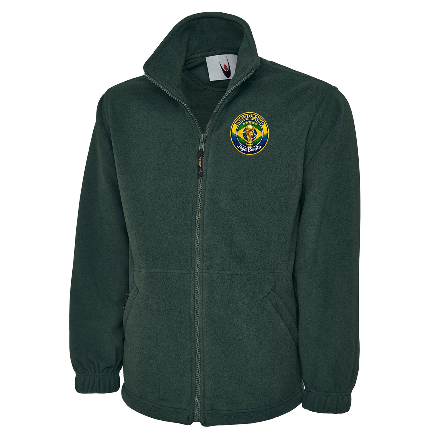 Brazil World Cup 2026 Football Fleece Jacket 