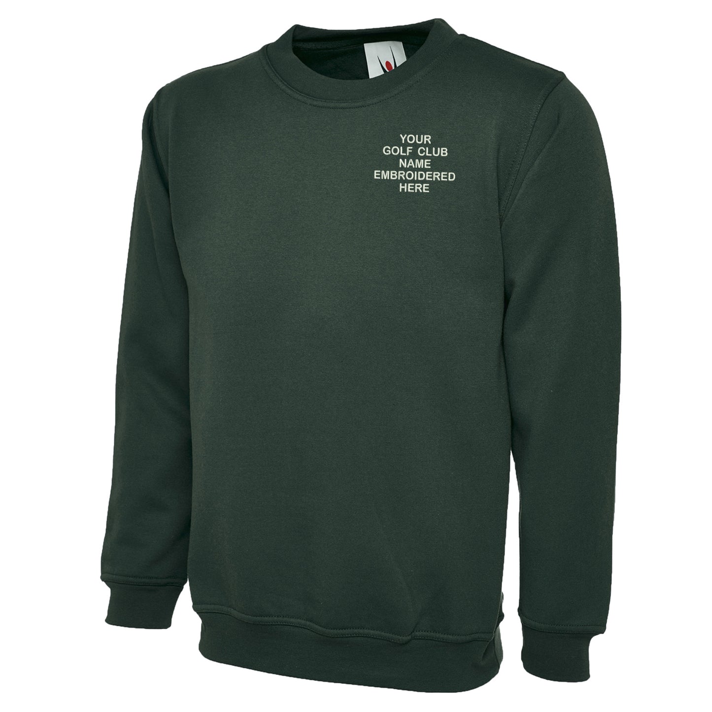 Personalised Golf Club Embroidered Classic Sweatshirt